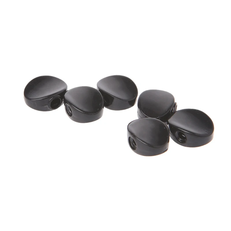 

6Pcs Replacement Guitar Tuners Machine for Head Plastic Buttons Tuning Pegs Part