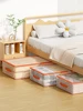 Under bed bedding storage bag See-through foldable for bedding toy sheets Heavy duty tote bag Organizing sofa wardrobe dormitory 1