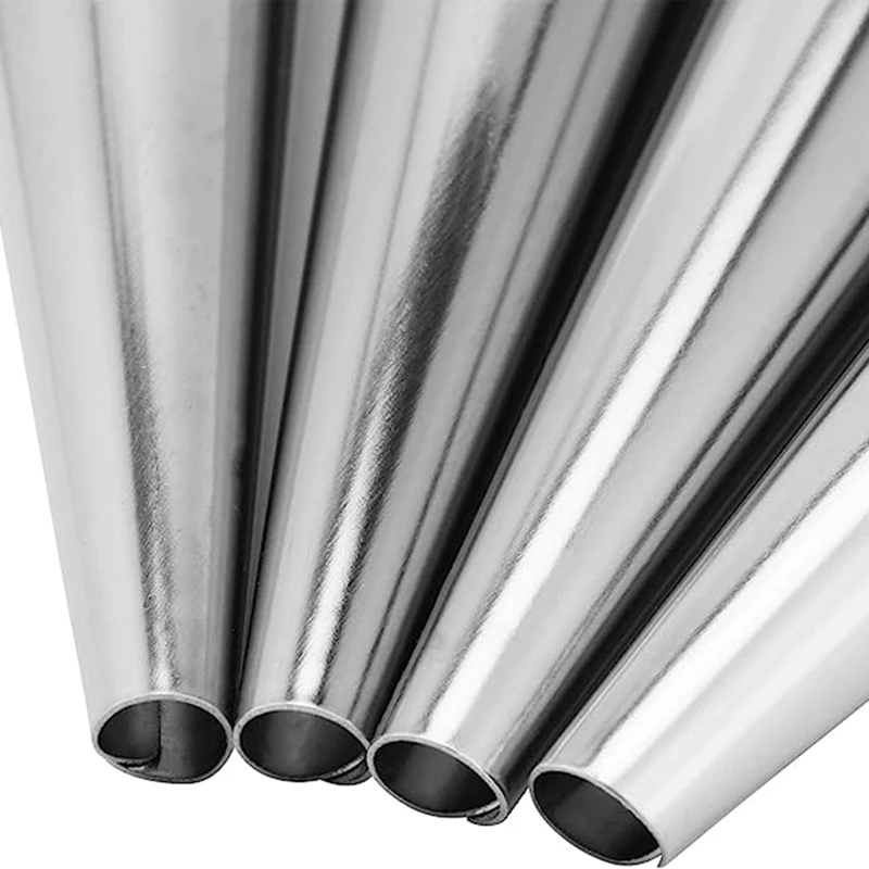 CQMF-40 PCS Cream Horn Forms, Stainless Steel Cannoli Tubes, Cream Roll Horn Molds Cream Horn Metal Cones For Cream Roll 5
