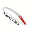 2 types of multi-functional hand saws for pruning trees and outdoor gardening, with stainless steel serrated blades 6