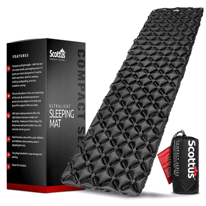 

Outdoor Camping Equipment Ultra-light Folding Inflatable Pad Outdoor Tent Sleeping Pad Single Camping Moisture-proof Pad