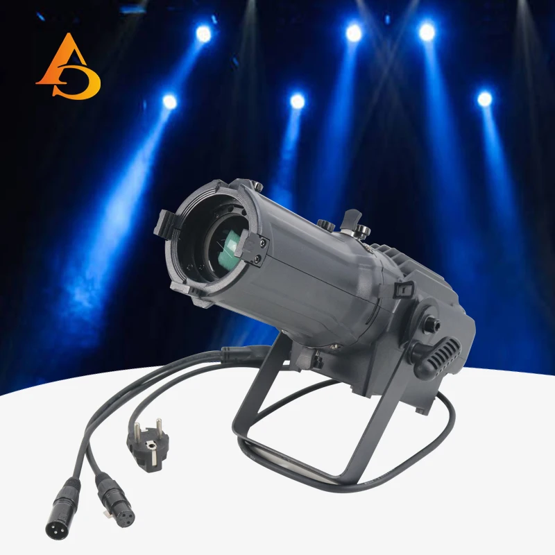 Mini 100W Surface Studio Gobo Spotlight Dmx Zoom Profile Zoom Variabile Ellissoidale Dmx Led Per Dj Club Light Show