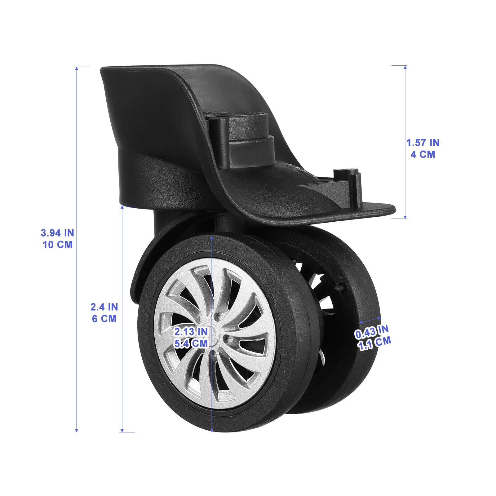 Samsonite Luggage Luggage Wheel Replacement Suitcase Swivel Caster Universal Parts Repair Furniture Box Kit Casters Travel Spare