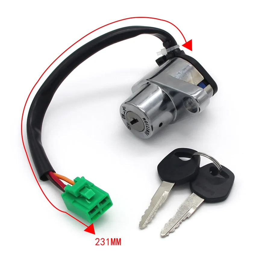 motorcycle ignition switch igntion lock set for Suzuki VS800 Intruder 800 37110-38A04 37110-38A03 37110-38A02 37110-38A01 - Image 2