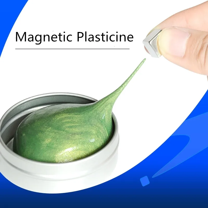 Children DIY Playdough Toys Plasticine Ferrofluid Magnetic Rubber Mud Magnet Clay Slime Accessories