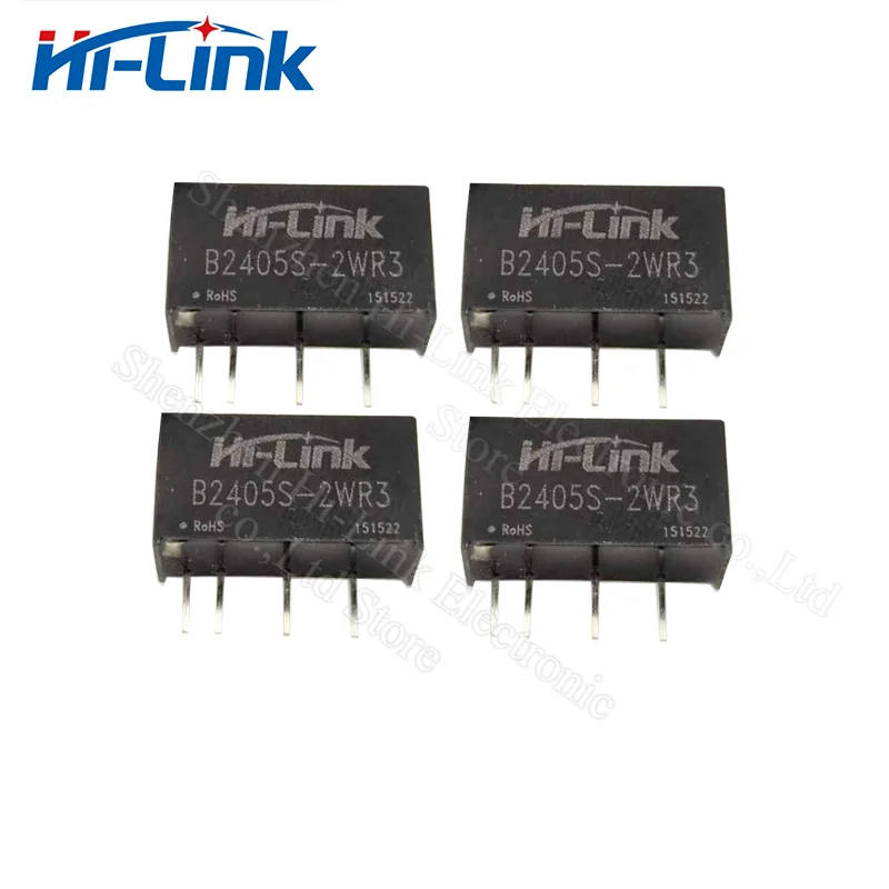 Free ship 10pcs/lot B2405S-2WR3  5V 2W DC DC isolated switching step down power supply module high efficiency small volume 4