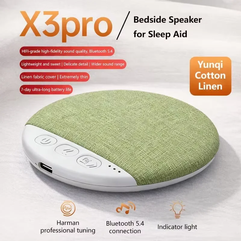 Ultra-Thin Bluetooth Speaker with Nature Sounds & White Noise