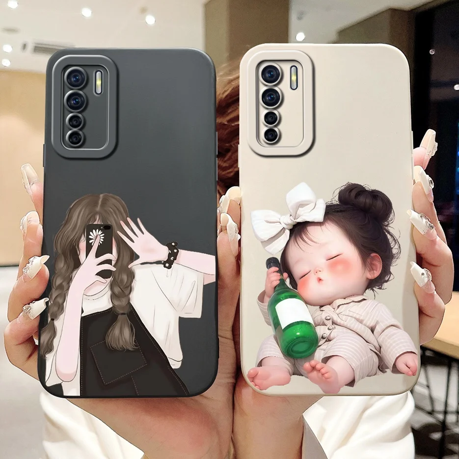 Luxury Candy Painted Soft TPU Phone Case - Premium Cover