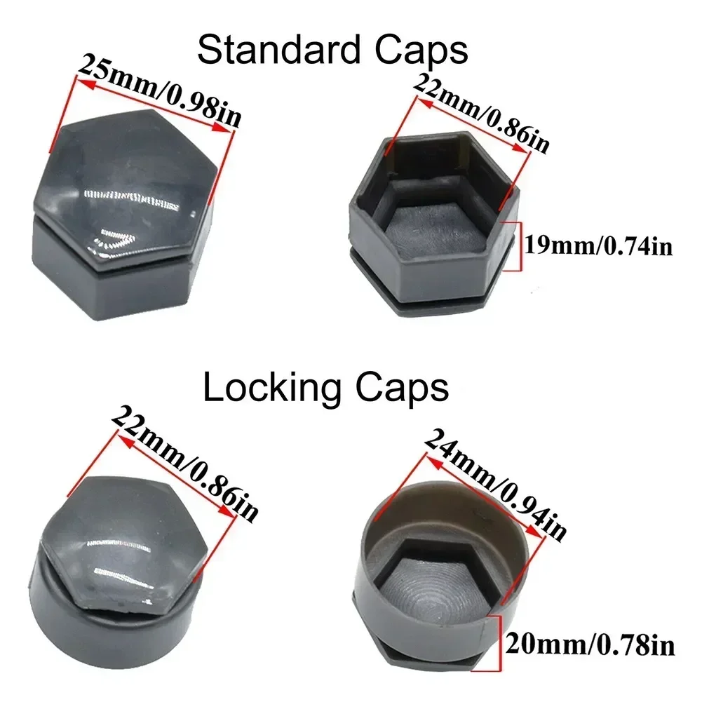 wheel nut caps 24 PCS for Vauxhall Insignia Opel Insignia 2010-