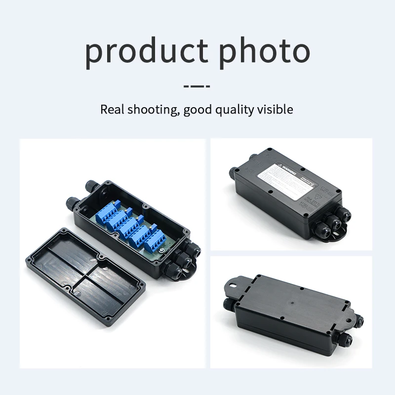 4 in 1 Load Cell PVC Shell Junction Box Amplifier with Multiple Protections Connection 1-4 Sensors Belt Weighing Tower
