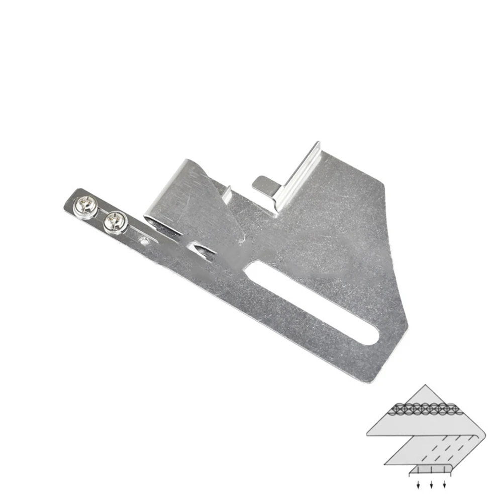 Description Picture 2 of itemAdjustable Fabric Guide Hemmer Device Fit 2 / 3 Needles Coverstitch Sewing Machine Accessories Single Down-turn Folder DY205