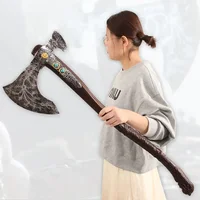 93cm God of War Leviathan Axe Kratos Weapon Model Pu Game God of War: Ragnarok Axe Samurai Weapon Model Gift Toys for Boys Kid 2