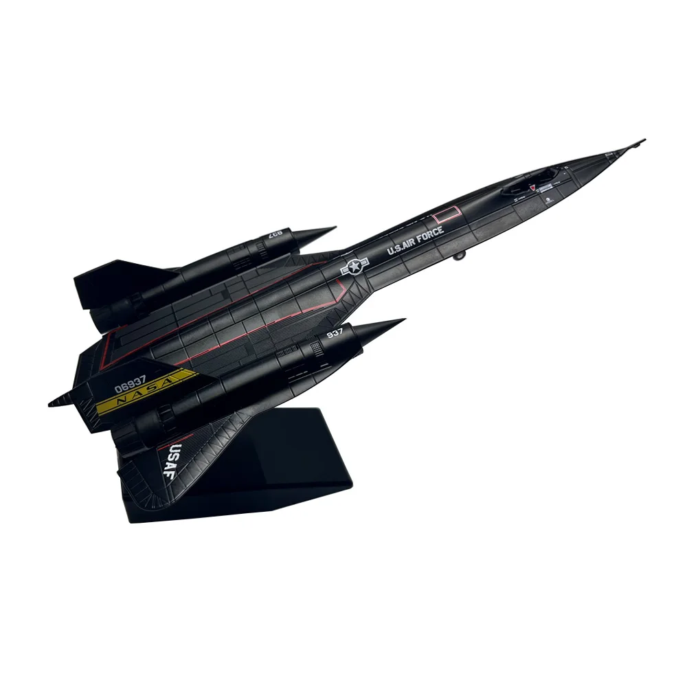 1/144 Scale US Lockheed SR71 SR-71 Blackbird 06937 Plane Diecast Metal Airplane Aircraft Ornament Model Boy Birthday Toy Gift