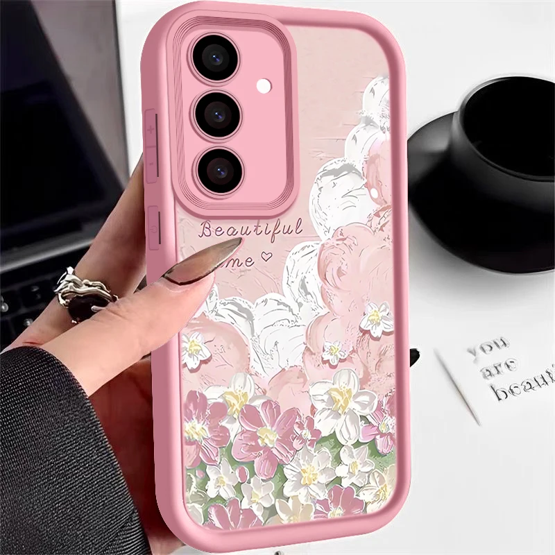 Floral Soft Silicone Protective Phone Case