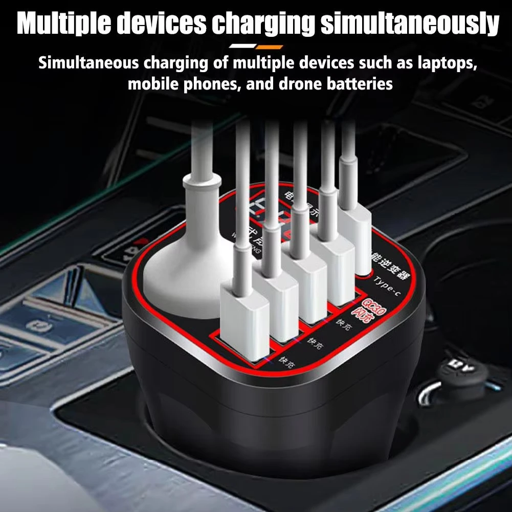 Car Power Inverter 120W Led Display