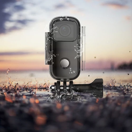 SJCAM C100 플러스 액션 카메라, 4K 30M 방수 2.4G 와이파이 액션 스포츠 캠, EIS 자전거 헬멧 오토바이 2
