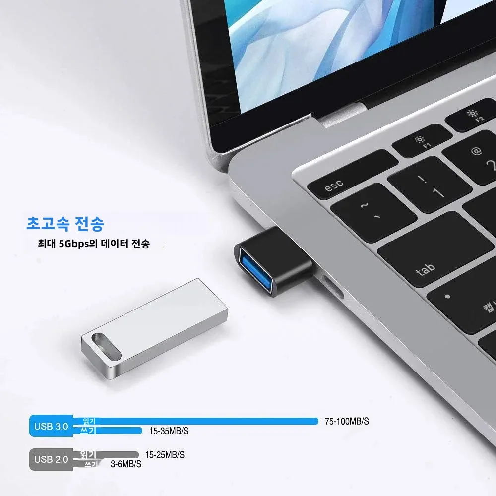 미니 타입-C to USB 어댑터, 타입-C USB to SD, 마이크로 SD, TF 카드 리더, 메모리 카드, 삼성, 화웨이 타입-C 기기용