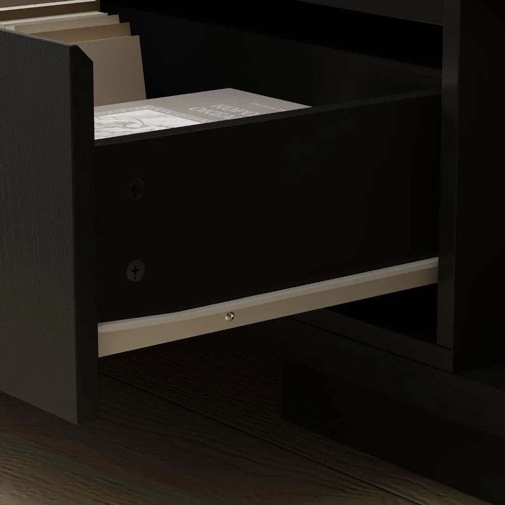 Deformable TV Console with 3 Drawers,Modern Extendable TV Stand in Stretch of65"-106'Wide,Wood Media Gaming Entertainment Center 4