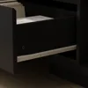 Deformable TV Console with 3 Drawers,Modern Extendable TV Stand in Stretch of65"-106'Wide,Wood Media Gaming Entertainment Center 4