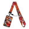 Disney Movie Cars Lightning McQueen Keychains Lanyard Rope for ID Card Employee Card Badge Holders Student ID Card Lanyard Set 3