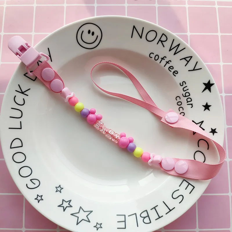 Baby Pacifier Clip Chain Holder for Nipples pacifier clip pacifier chain pacifier accessories teether clip
