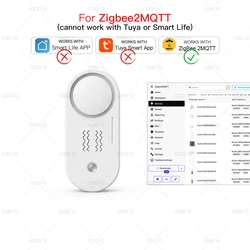 Advanced Tuya Zigbee Vibration and Sound Light Alarm for Enhanced Home Security (Vibration Siren(Z2M)