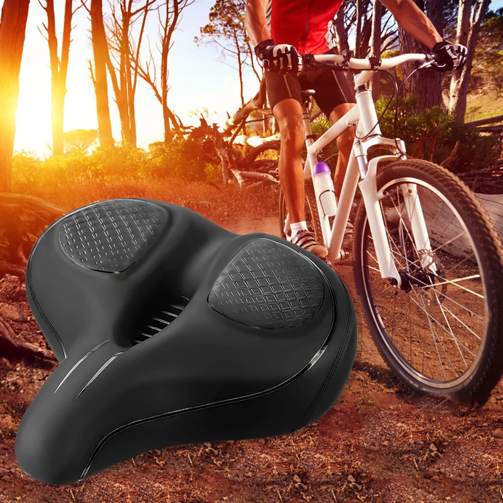 Gel Bike Seat Comfort Bike Seat With Gel Padding - Wide Soft Bicycle ...