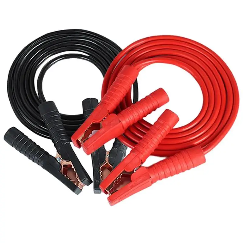 

Battery Clips Black And Red Collocation Jump Cable Booster Insulated Handle Copper Car Ignition Wire for Motorcycles Ships