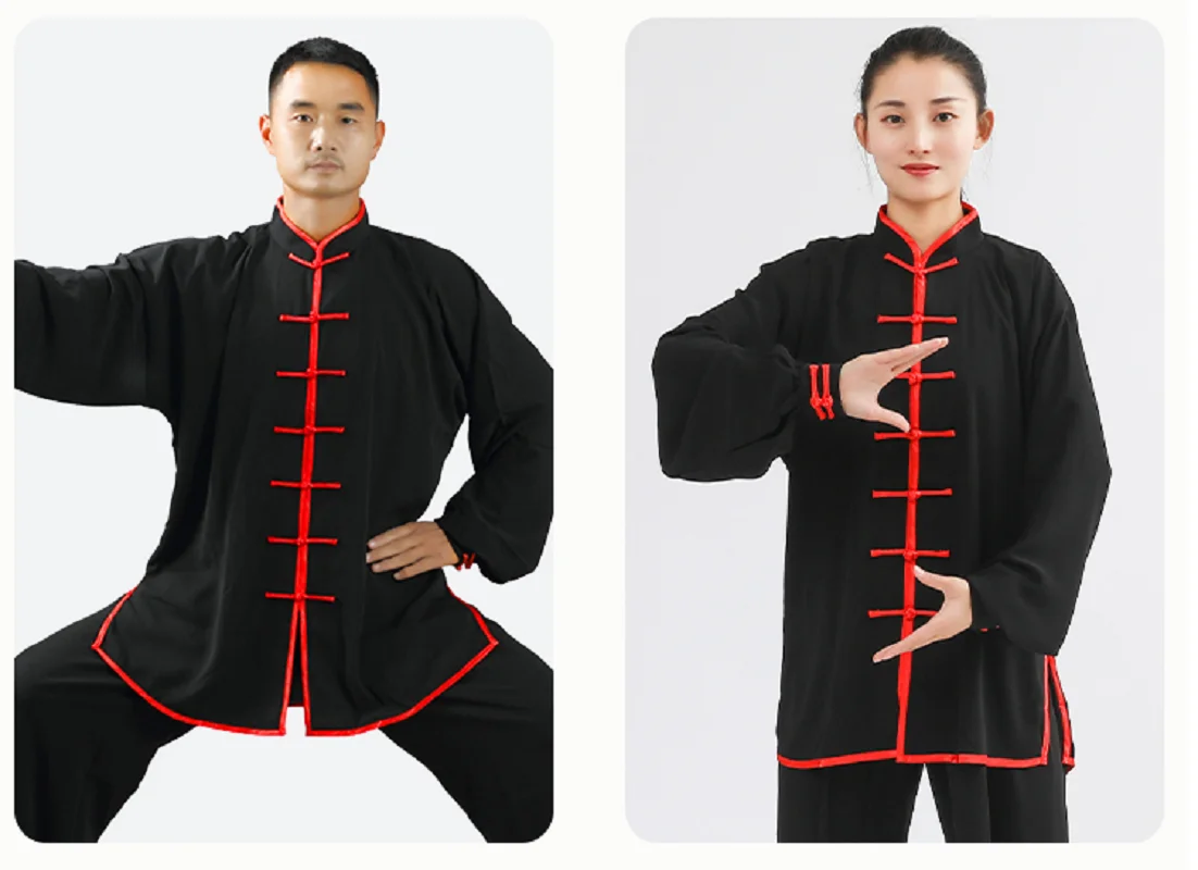 Tai Chi Clothing Chinese Traditional Men Women Kung Fu Suit Jacket Pants Sets
