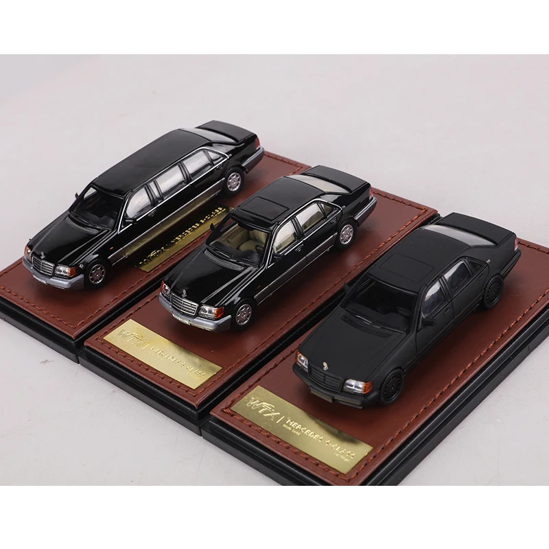 WTX 1:64 W140 S-CLASS 표준 액슬/롱 휠베이스 합금 모델 자동차