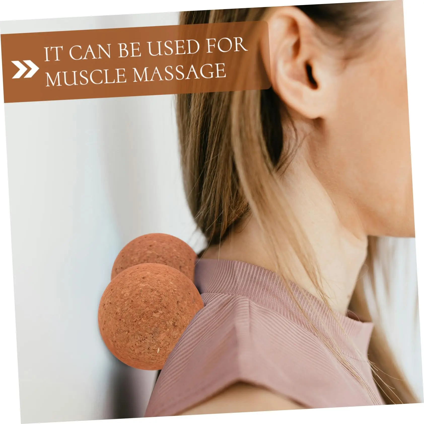 Description Picture 5 of itemCork Massage Ball Back Massage Foot Massager Yoga Ball Tension Release Therapy Myofascial Ball Relax Muscles Trigger Point