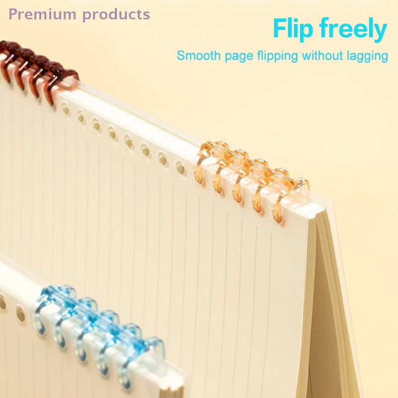 20Pcs Binder Buckle for Loose-Leaf Books 5-Hole Binding Ring DIY Punch Accessories Comfortable Home Office Supplies - 4