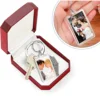 16PCS Acrylic Photo Frames Keychain Holder Photo Insert Blank Keyring For DIY Craft 2.2 x 3 Inch 5
