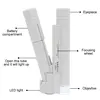 Handheld Microscope 40X 80X 100X Mini Pocket Portable Microscope LED Lamp Light Foldable Jewelry Magnifier Magnifying Loupe 4