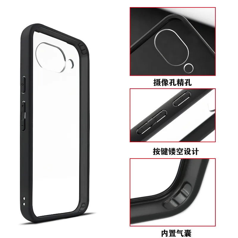 Ottpluscase For Pixel 8 Case Compatible With Magsafe, [Google Pixel 8 Case With Screen Protector] Shockproof Drop Protective, Magnetic Transparent