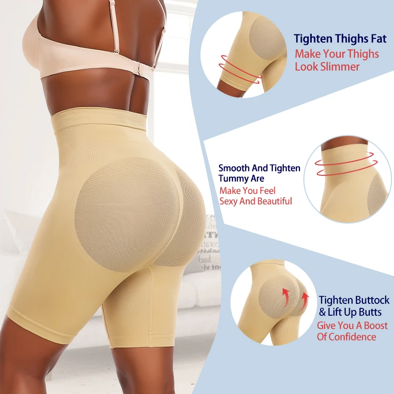 Description Picture 4 of itemHigh Waisted Butt Lifter Slimming Shapers Corset Waist Trainer Plus Size Body Shapewear Weight Loss Underwear Control Panties