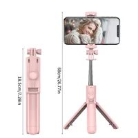 iPhone Selfie Stick Tripod Stand Detachable Remote Control Monopod for TikTok Live Streaming Compatible with Various Phones - Image 5