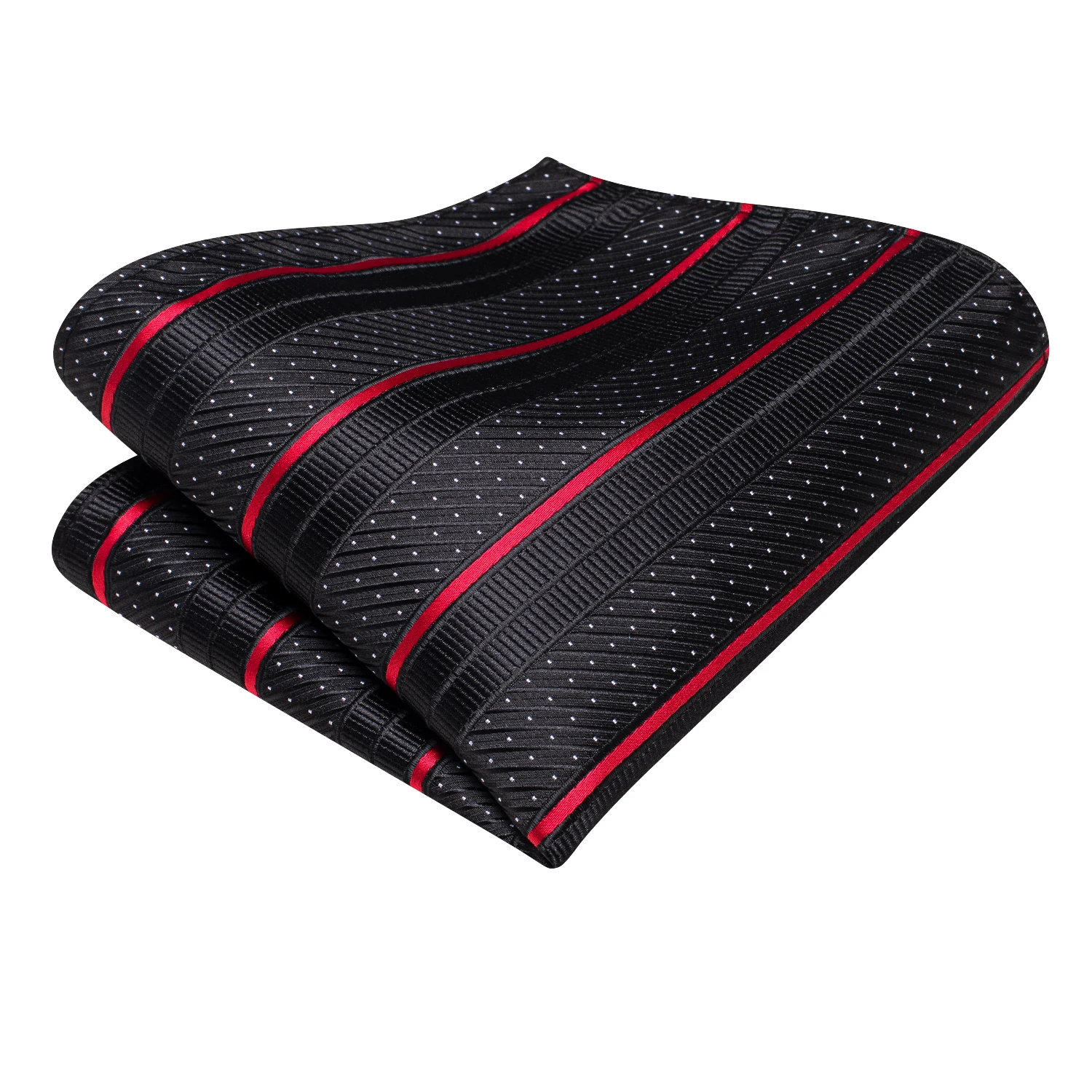 Hi-Tie Striped Black Red Gold Green Silk Wedding Tie For Men Handky Cufflink Gift Men Necktie Fashion Designer Business Party silk tie