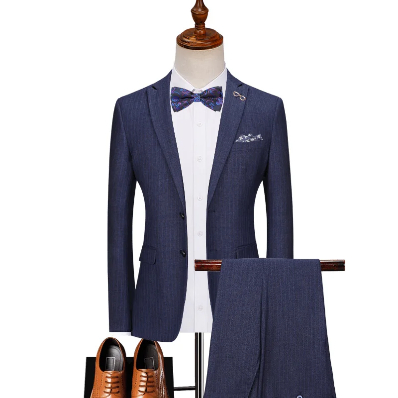 

Custom Made Groom Wedding Dress Blazer Pants Business High-end Classic Dress Trousers ZHA04-83599