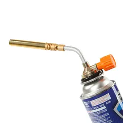 Flame Gun Metal Welding Gas Torch Butane Burner Outdoor Camping BBQ Lighter Heating Ignition Flamethrower Butane Gas Burner