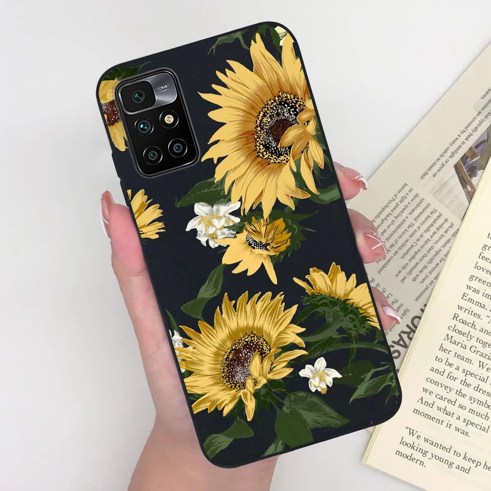 Sunflower Silicone Shockproof Protective Case