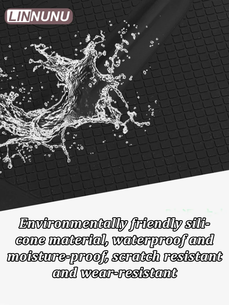 Linnunu Fit for Changan Deepal Sl03 L07-Wireless Mobile Phone Charging Silicone Pad Central Control Anti-Slip Pad Car Central Protective Dustproof Anti-Slip Car Interior Decoration