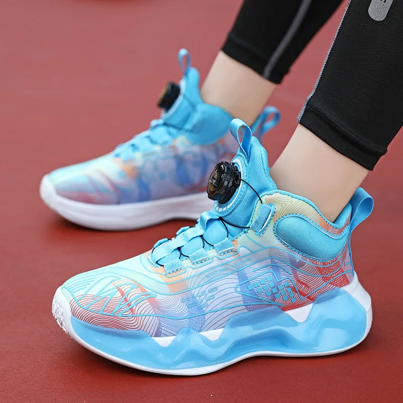 

Comfortable Basketball Style Boy Student Lightweight Running Sports Shoes Girls Casual Walking Shoes Women
