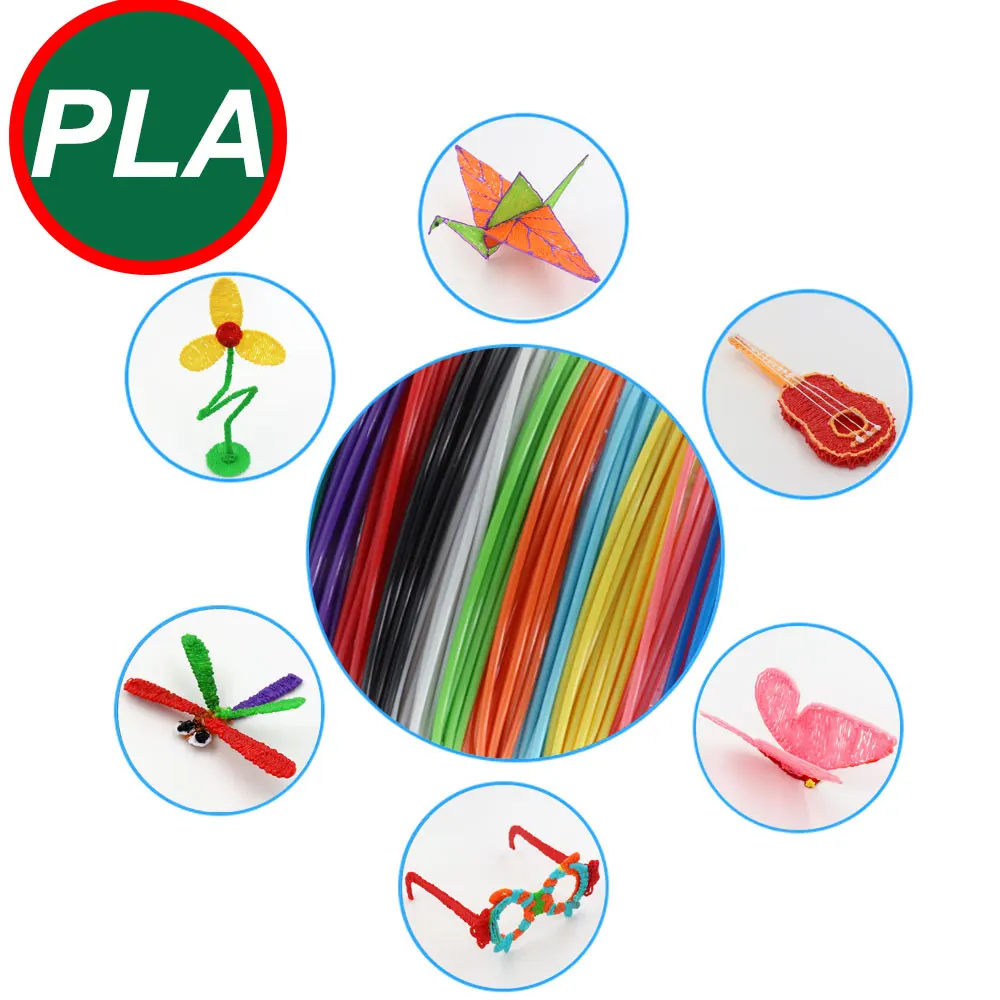 3D Printing Pen 3D Pen with LCD Screen Kids 3D Printing Pen DIY Drawing 10/20/30 Colors 200M PLA Filament Children's Birthday Christmas Gift