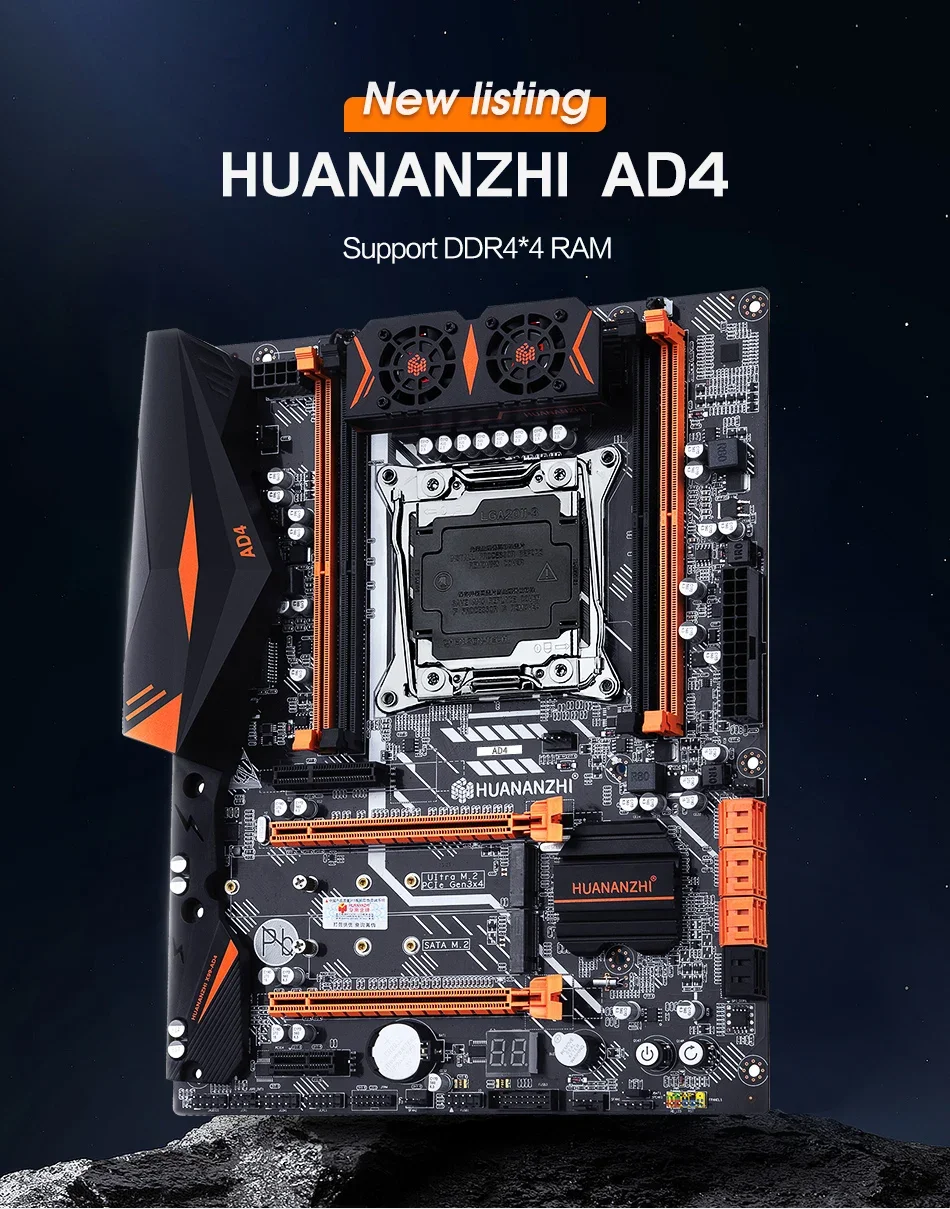 Материнская плата HUANANZHI X99 AD4 LGA 2011-3 XEON X99