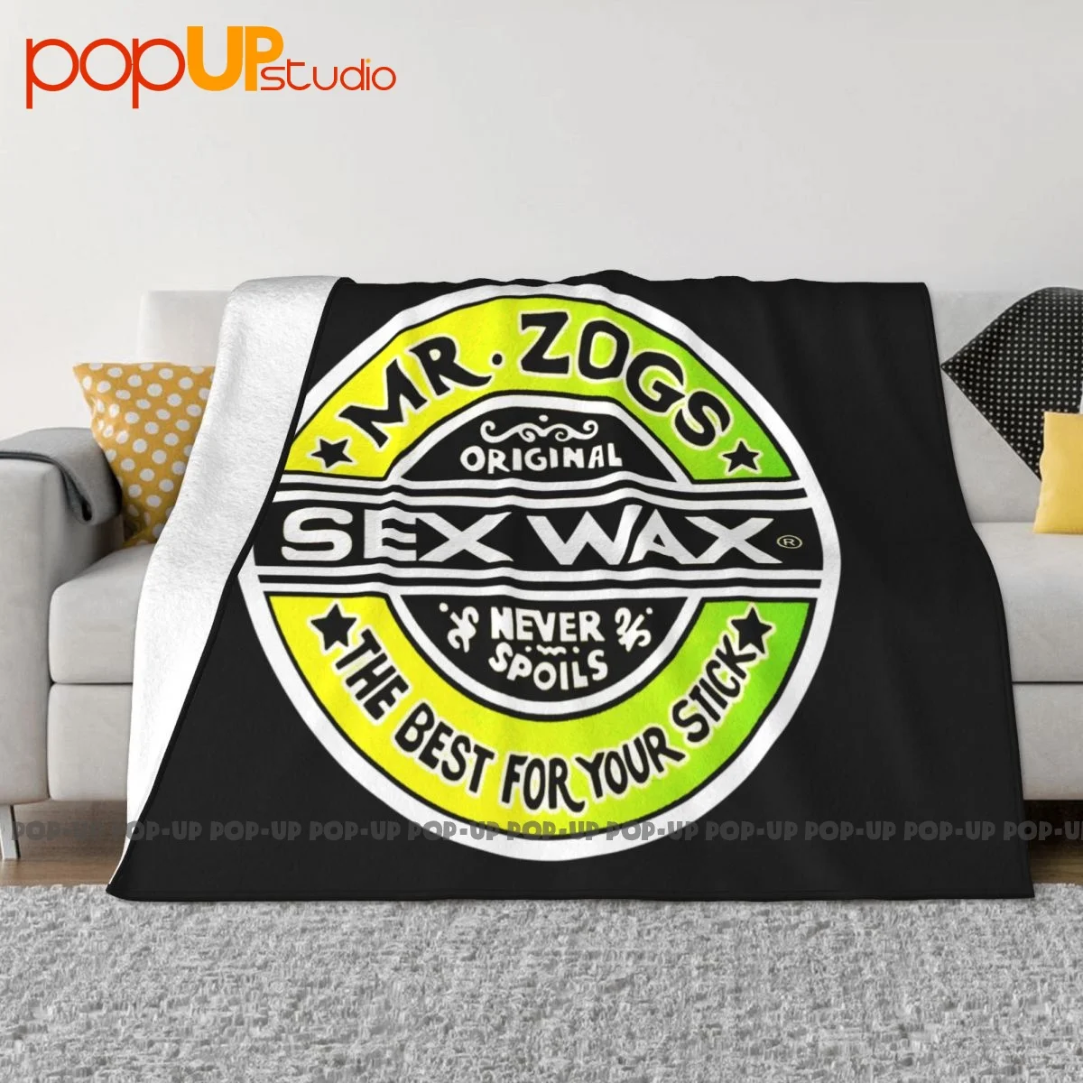 Sex Wax Mr Zogs Surf P-360 Coperta Velluto Sul Divano Coperta Per Pisolino Faux Fur Mink Sleeping Sheets