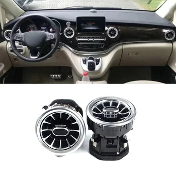 Tutto Argento Auto Anteriore Interno Cruscotto Uscita Aria A/C Turbo Condizionata Vent Per Mercedes Benz Classe V W447 Vito A 4478308502