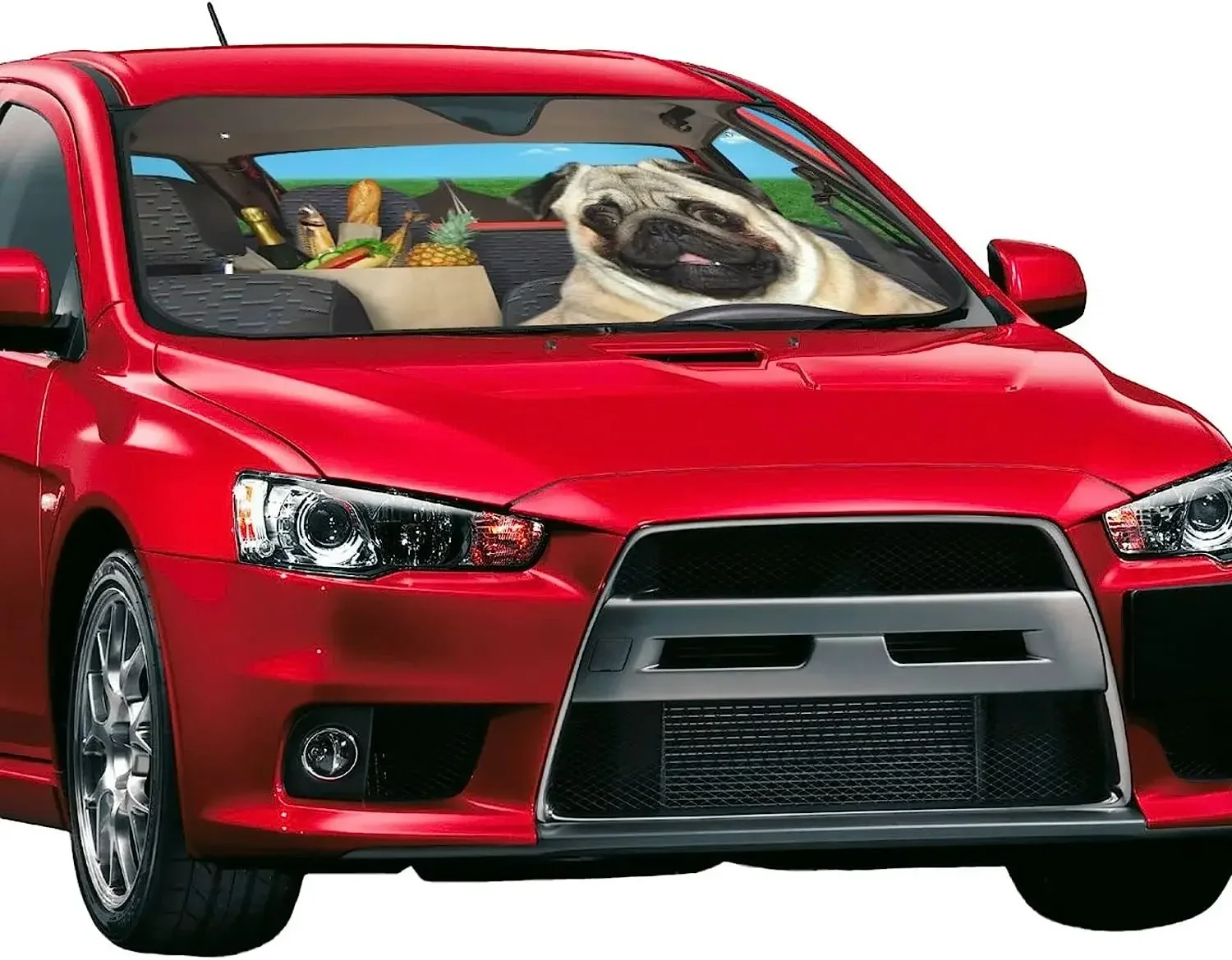personalized-dog-and-wolf-car-sunshade-universal-windshield-cover