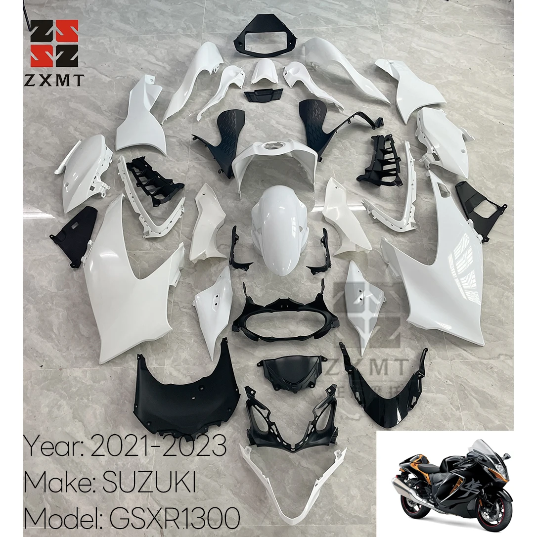 

ZXMT Motorcycle Panel Cowling Bodywork Full Fairing Kit For 2021 2022 2023 SUZUKI GSXR1300 GSX1300R HAYABUSA Gen 3 Unpainted