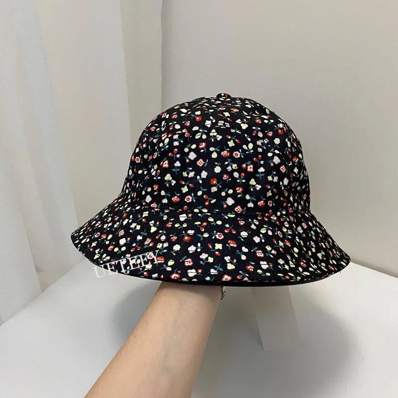 New Fashion Unisex Graffiti Print Bucket Hat Summer Men Women